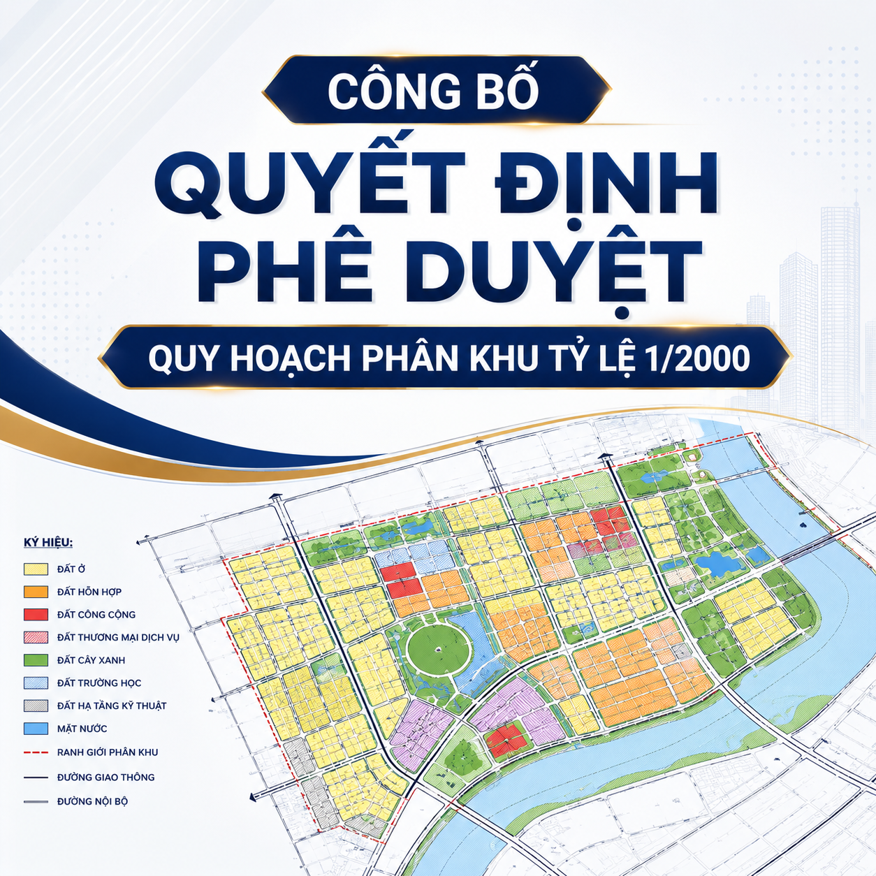 Công bố Quyết định phê duyệt Quy hoạch phân khu tỷ lệ 1/2000 Khu công nghiệp Đất Cuốc