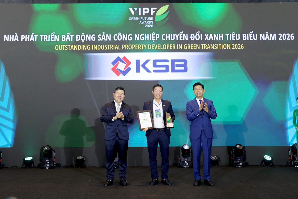 KSB GHI DẤU ẤN VỚI HAI HẠNG MỤC VINH DANH TẠI DIỄN ĐÀN BẤT ĐỘNG SẢN CÔNG NGHIỆP VIỆT NAM 2026